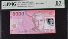 Cile 5000 Pesos 2021 P 163 h