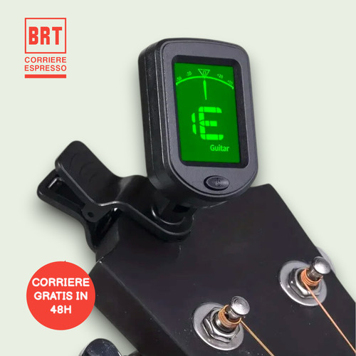 Accordatore per chitarra con - chitarra,