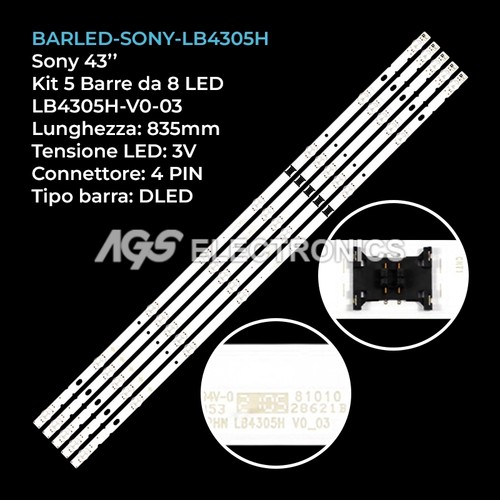Kit barre strip led - kit, 8