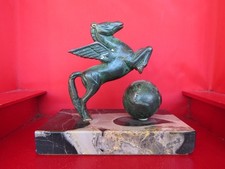 OPERA BRONZO REGIA AERONAUTICA MILITARE SCUOLA GUERRA AEREA STORMO PILOTA CACCIA