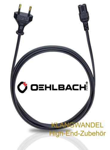 Oehlbach powercord 300 - powercord, c7