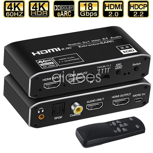 2x1 hdmi switch - 4k,