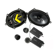 Kicker 46CSS684 Sistema di altoparlanti componenti audio per auto CS 6 x 8 pollici nero 75 W tweeter