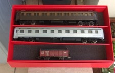 RIVAROSSI SET 3 CARROZZE USATE SCALA 1/80