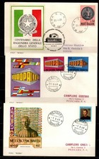 ITALIA REPUBBLICA - 70 Buste primo giorno di vari anni - FDC
