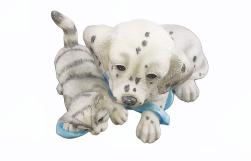Dalmatian puppy with - with, grey