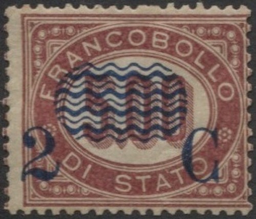 Regno 1878 onduline c - 1878, su