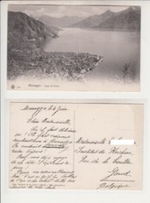Menaggio: Lago di Como. Cart. fp inizio '900 (nvg ma scritta al retro)