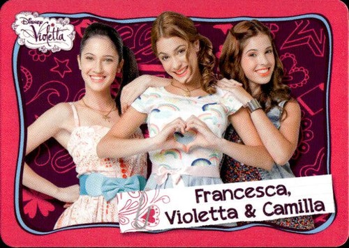 Card violetta disney topps - disney,