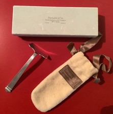 Tiffany & Co. argento sterling spingi alimenti per bambini scatola e panno Tiffany senza monogramma