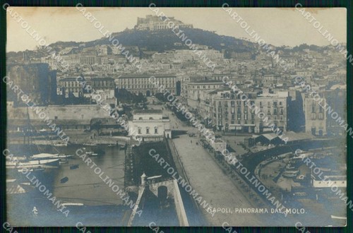 Napoli città veduta generale - napoli,