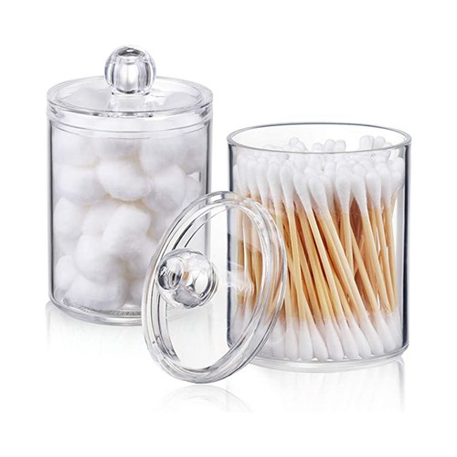 Storage jar clear round - storage,
