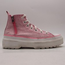 Sneaker Converse Chuck Lugged Lift Hi Platform rosa glitter tela bambini 7,5