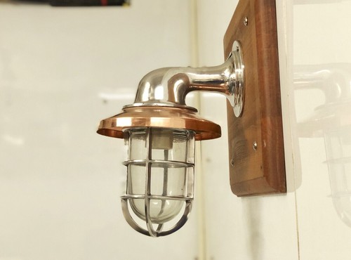 Nautical aluminum wall light - aluminum,