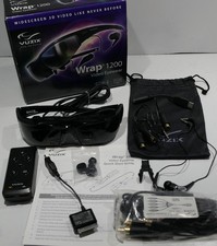 Vuzix Wrap 1200 16.9 Occhiali Display Video 3D Widescreen 75" 60Hz - Modello 371
