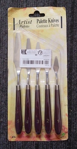 5pz palette coltelli spatola - coltelli,