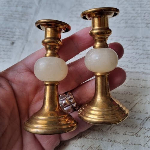 Coppia candele antiche - candele,