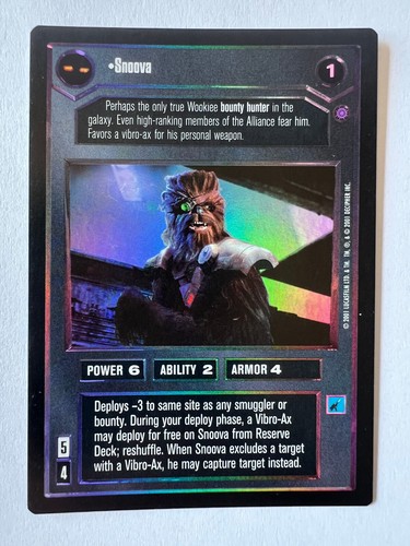 Snoova foil star - snoova, wars