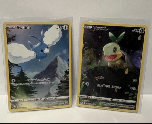 Lotto carte turtwig - di, 4