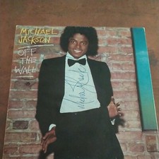 Michael jackson off the wall lp Autografato! 