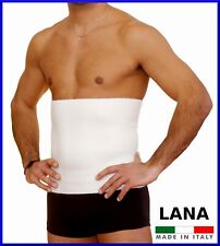 Pancera da uomo donna contenitiva panciera fascia termica lombare elastica lana