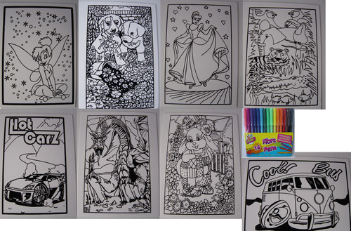 Carte colorare velluto - carte, in
