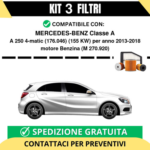 Kit filtri tagliando - kit, per