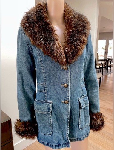 Giacca cappotto jeans denim