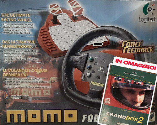 Volante pedaliera momo - e, force