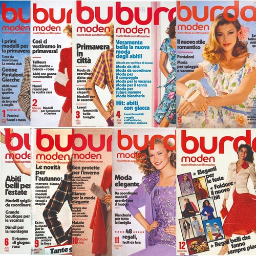 Burda moden 1980 sewing - moden,