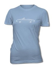 T-Shirt Alfa Romeo Spider Veloce Cabrio Duetto 1966 - 1969 - Donna - Lato V