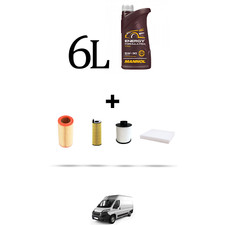 HOFFCAR Kit tagliando 4 FILTRI