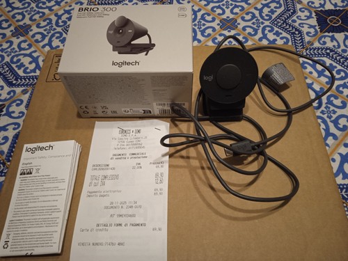 Logitech brio 300 webcam full - logitech,