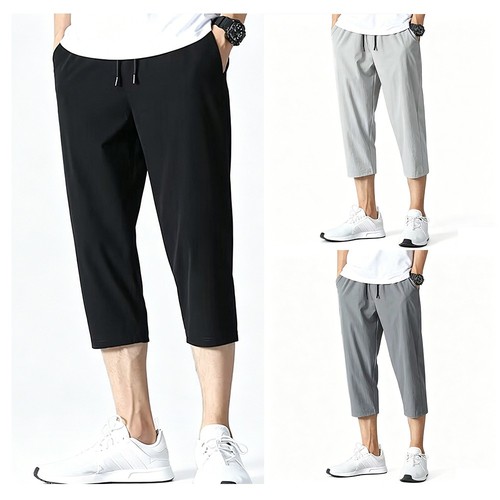 Pantalone uomo seta ghiaccio