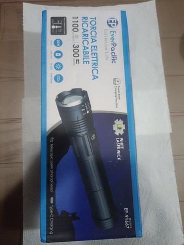 Torcia elettrica ricaricabile - torcia,