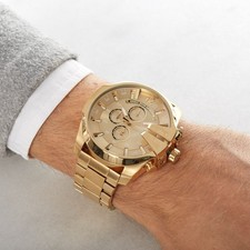 Diesel Mega Chief DZ4360 51mm Cassa di Acciaio, Cinturino di Acciaio,...