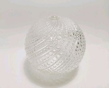 RICAMBIO SFERA LAMPADA VETRO trasparente BUGNATO Bolle VINTAGE abat jour GLOBO