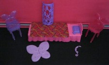 Winx Club Jakks Fashion Doll GLAM MAGIC Castello Mobili Letto Sedia Stand LOTTO SET