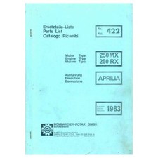 Catalogo ricambi motore Aprilia MX 250 e RX 250