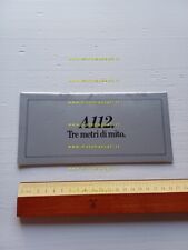 AutoBianchi A112 Abarth LX Elite Junior 1983 depliant ITALIANO originale