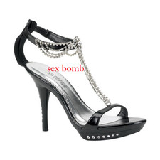 Sexy SANDALI STRASS  tacco