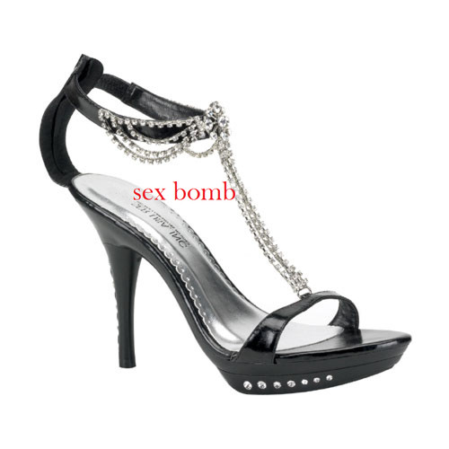 Sexy sandali strass tacco - sexy,