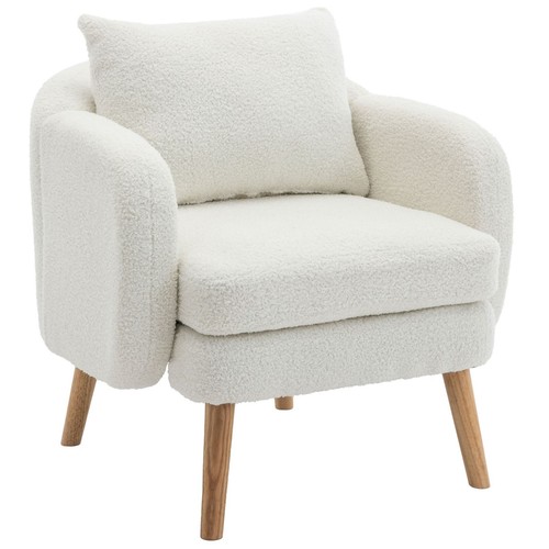 Poltrona teddy con - gambe, in