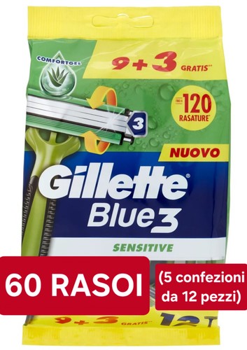 60pz gillette blue sensitive - 60pz,