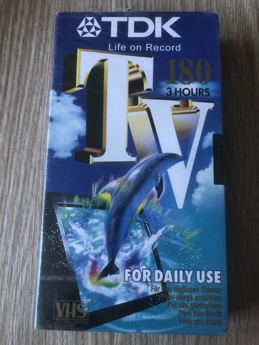 Cassette vidéo vhs vierge - vhs,