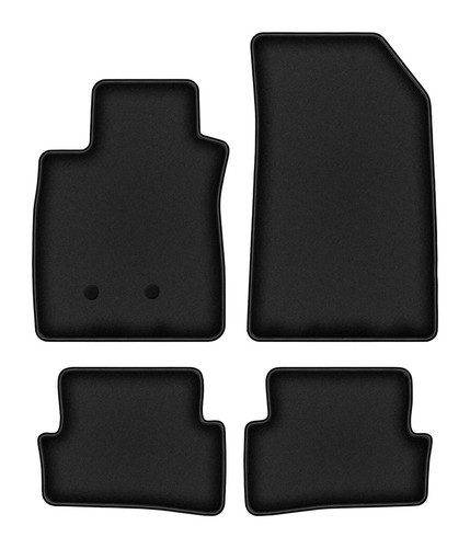 Set tappetini auto velour neri