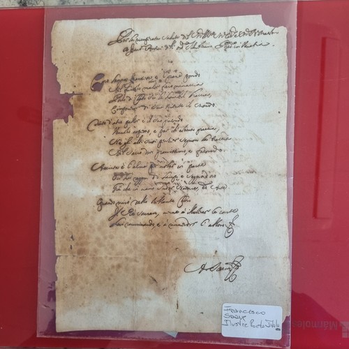 Antico manoscritto poesia - antico,