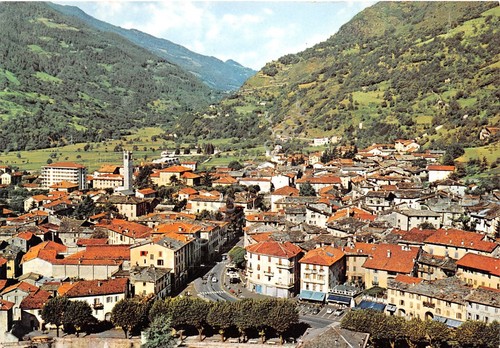 Cartolina edolo panorama paese - cartolina,