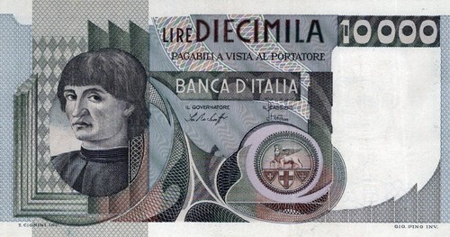 Italy 000 lire 1976 pick - 10,000, #