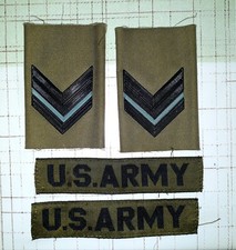 Gradi e Patch U.S Army
